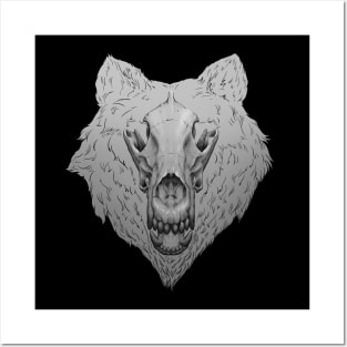 Wolfskull Original Design #3 Posters and Art